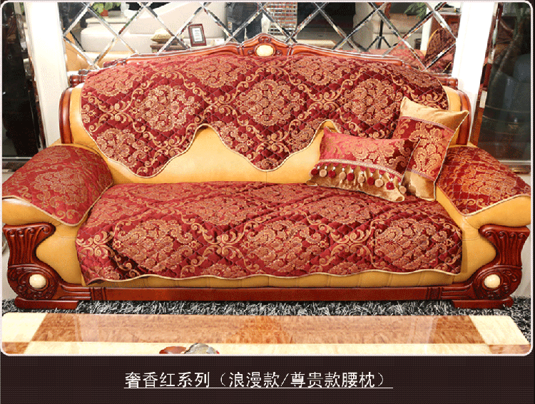 舒布艺坊 欧式高档烫金抱枕靠垫腰枕可定做 奢香黄 默认绳款靠垫48*48(含芯)
