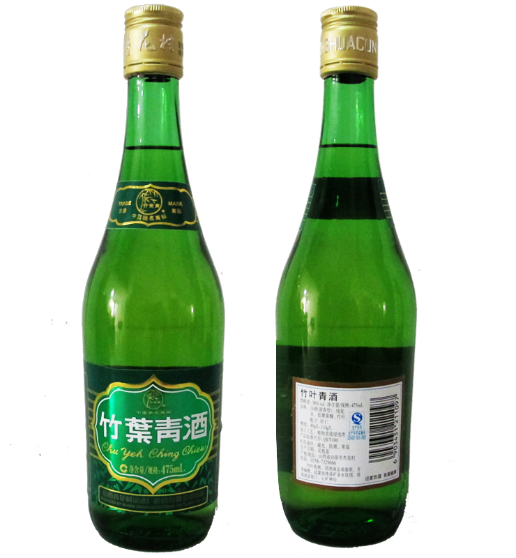 竹叶青38度玻璃瓶 475ml