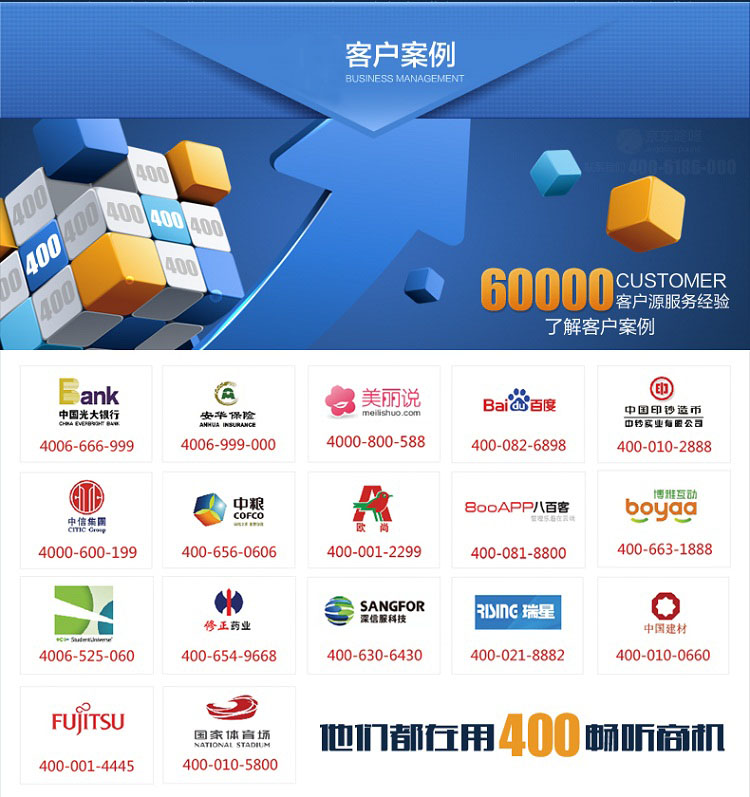 400畅听商机--企业400电话优选品牌,配备手机