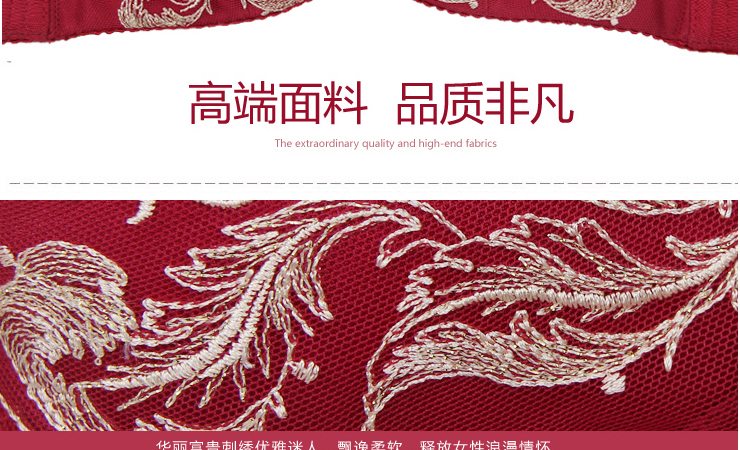 贝蒂莎尔 龙凤呈祥<em>新婚</em>本命年必备红色<em>文胸罩</em>