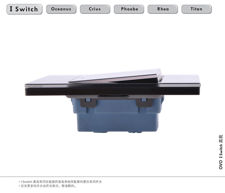 加拿大奥维(OVO)单开双控翘板开关单只装 ISw