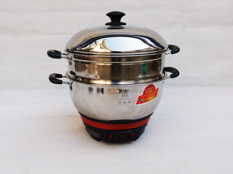 巧妯娌多功能电热锅VS多星电热锅 电蒸锅电煮