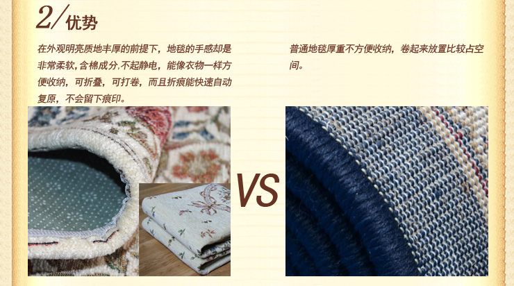 享家棉丝雕花系列欧式田园 地垫 脚垫60*84厘米客厅卧室玄关地垫 048米色