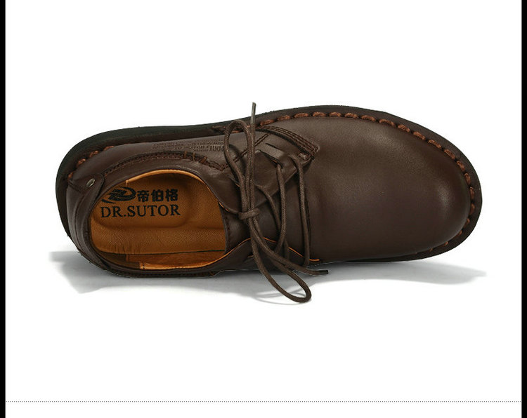 【双11抢先购】帝伯格男士休闲皮鞋真皮工装