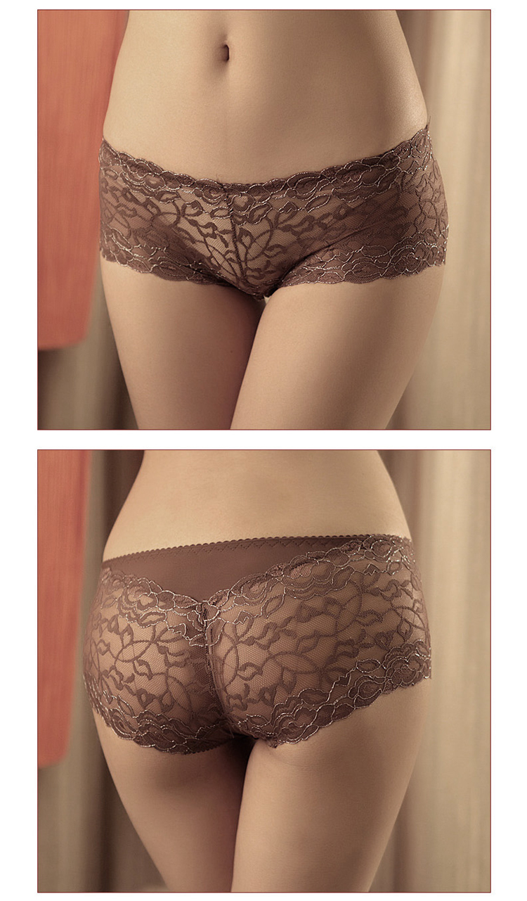 <em>南极人</em>高档<em>女士内裤</em> 镂空透明 性感蕾丝 <em>无痕</em>三