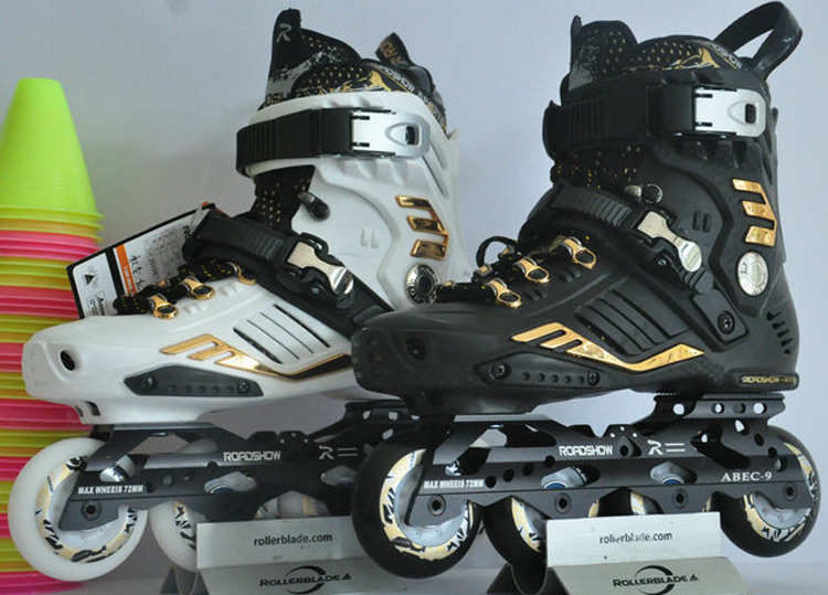 乐秀+轮滑鞋成人男女平花鞋