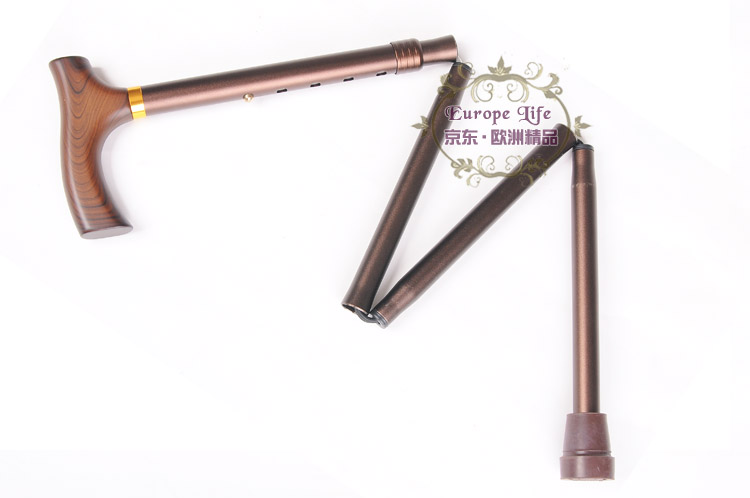 ock高仕卓 铝质可折叠便携拐杖50128-2 老人助