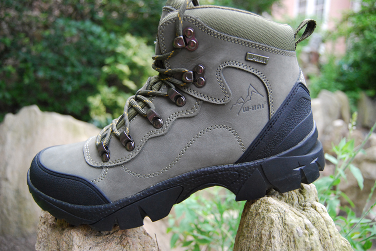 W-HAI\/双星海澜男士户外鞋高帮登山鞋徒步鞋