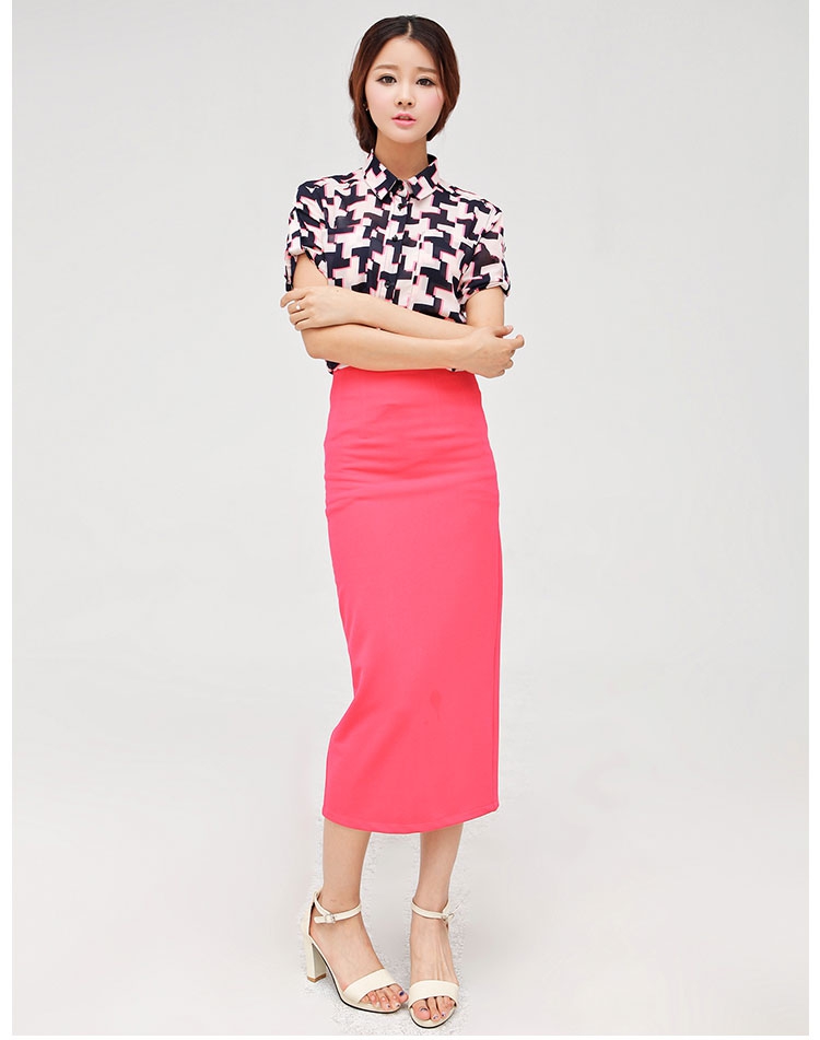 2014夏装韩版热卖OL通勤百搭<em>休闲裙女装</em>半身