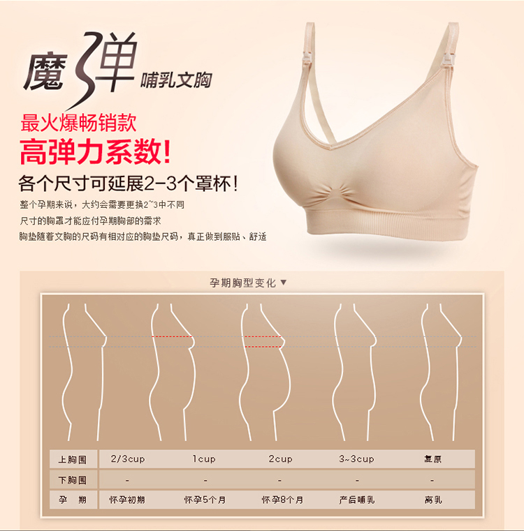 台湾Mamaway<em>妈妈喂 哺乳文胸</em>内衣孕妇<em>文胸</em>聚