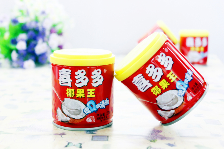 喜多多 椰果王饮料 200g*15瓶 整箱