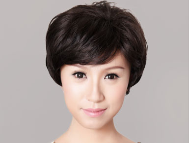 爱莫尔假发 中<em>老年人</em> 妈妈假发 短发 女士假发蓬