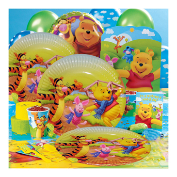孩派HighParty维尼熊蛋糕铝箔气球/party用品/宝宝派对装饰