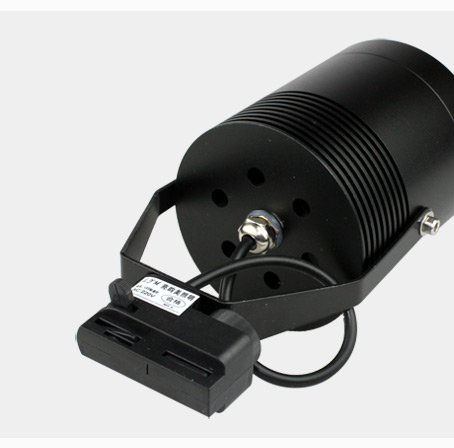 亮昀美LYM LED 12w轨道射灯导轨灯LED射灯 DGDJ005 白壳白光 白色外壳暗装
