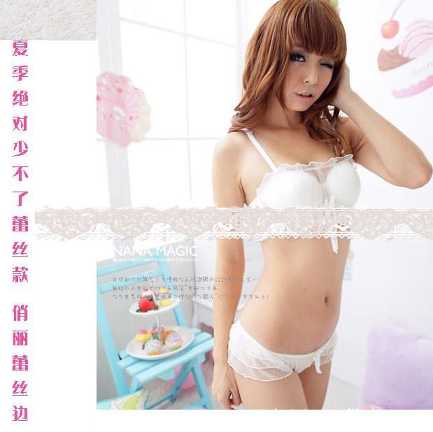 <em>货到付款</em>Saran日韩<em>少女</em>内衣 雪纺<em>透明</em>蕾丝性感