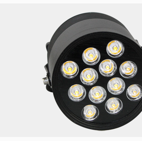 亮昀美LYM LED 12w轨道射灯导轨灯LED射灯 DGDJ005 白壳白光 白色外壳暗装