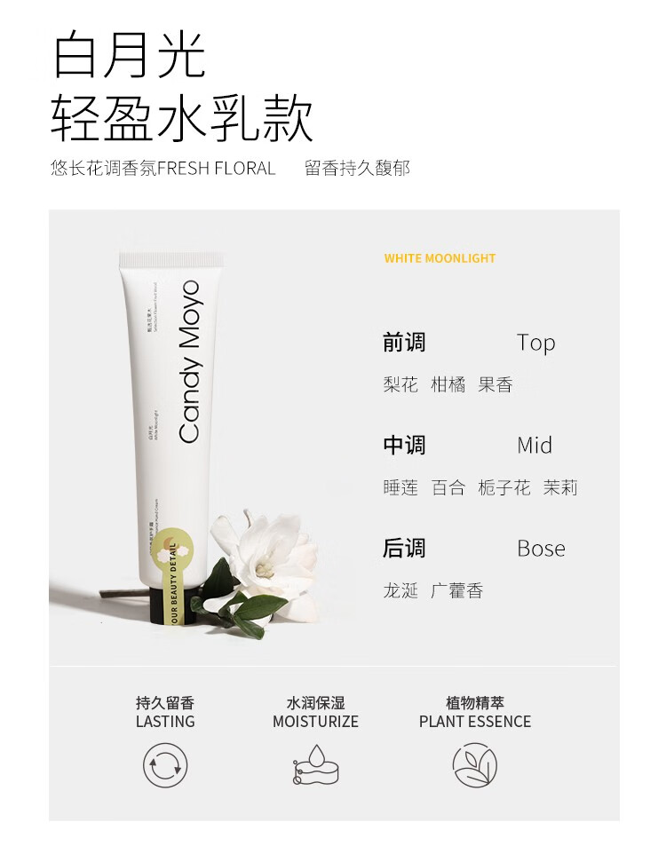 CandyMoyo膜玉香氛马油手霜黑色男士金箔护手营养指缘油护甲抚平倒刺滋养 指缘精华马油膏8g（指缘霜）