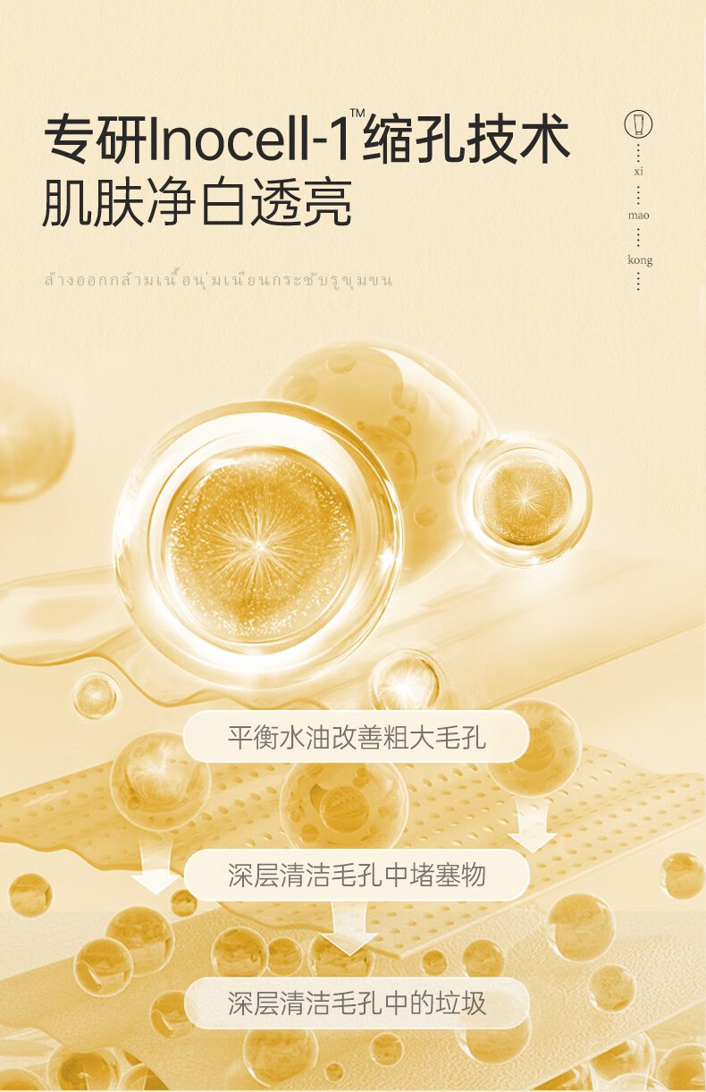 MARLEY LILLY【泰国原装进口】水杨酸深层清洁收缩毛孔女神泡沫洗面奶去角质女 300g 买2 发3
