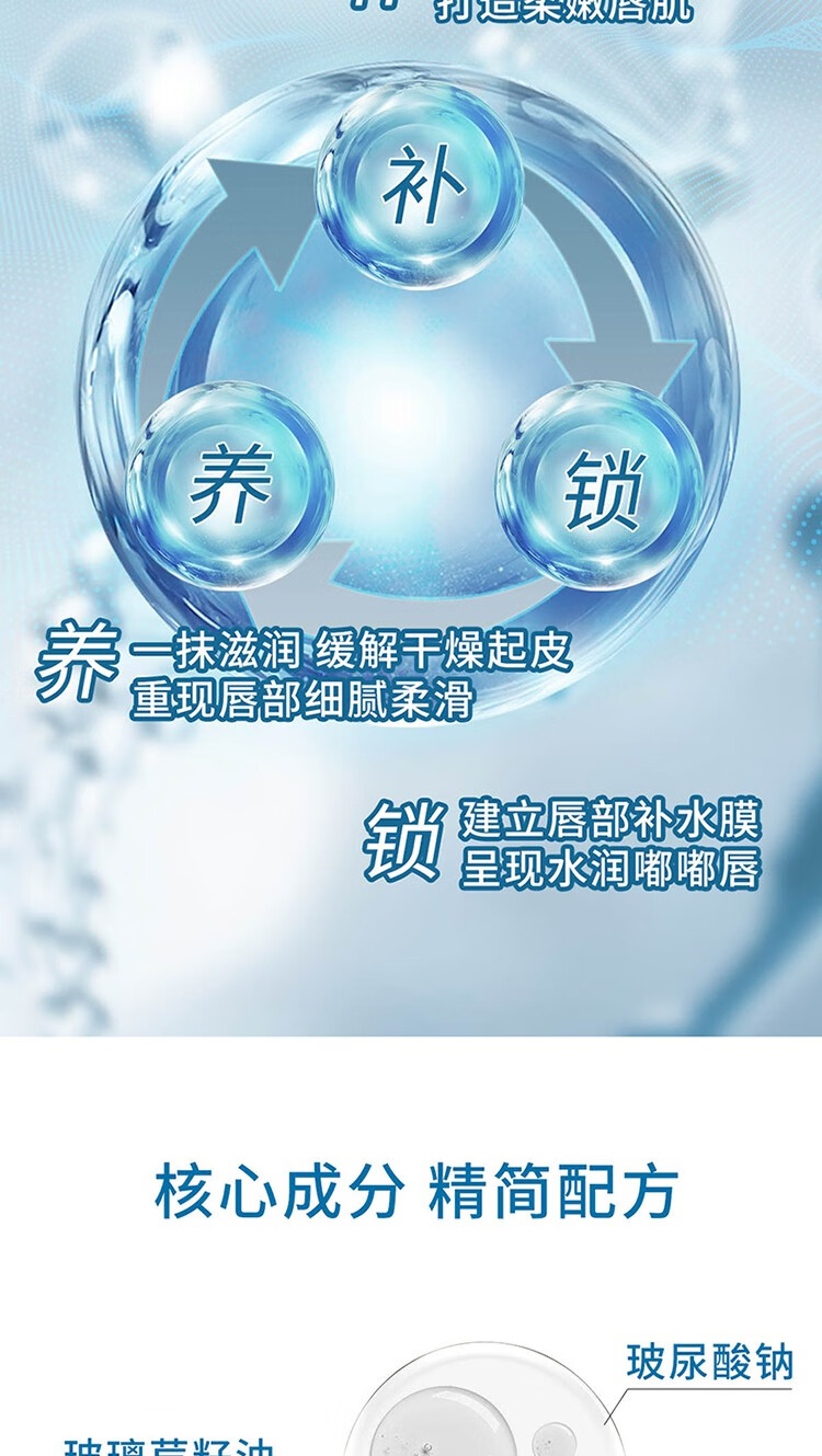 依泉（Uriage）【屈臣氏】依泉柔润护唇膏淡化唇纹锁水保湿 新旧包装随机发 柔润4g+特润4g