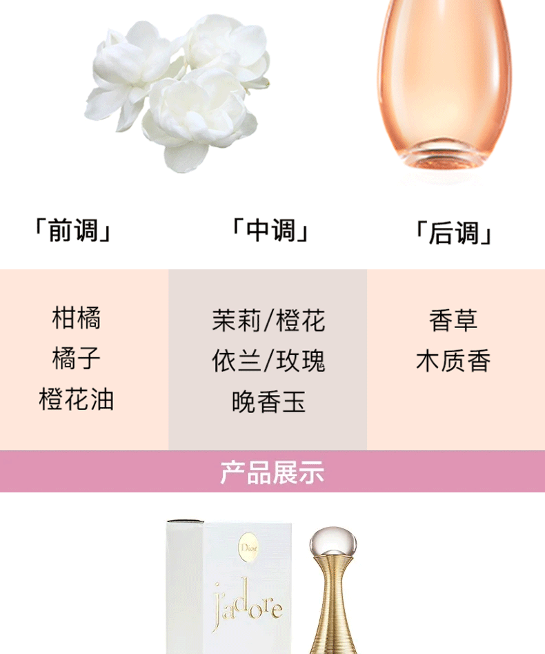 迪奥（Dior）女士香水女甜心小姐真我持久留香生日礼物女送女朋友情人节礼物 花漾甜心淡香水50ml