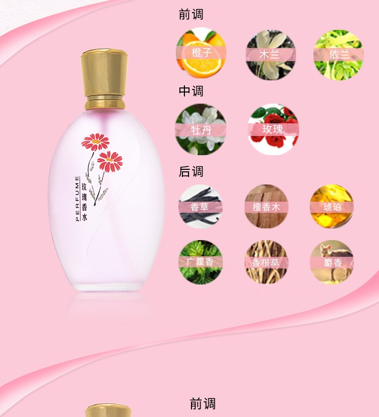 靓姿（Liangzi） 经典老牌月桂香水淡香自然花香老国货香水女清新魅力邂逅思念香 (茉莉香50ml)