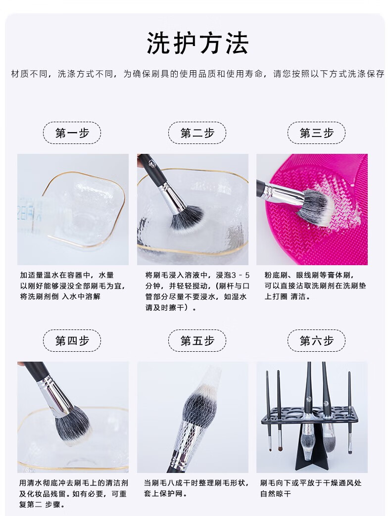 艾诺琪（ENERGY） 大师系列M123化妆刷套装单支刷遮瑕刷眼影膏刷刷子 单只