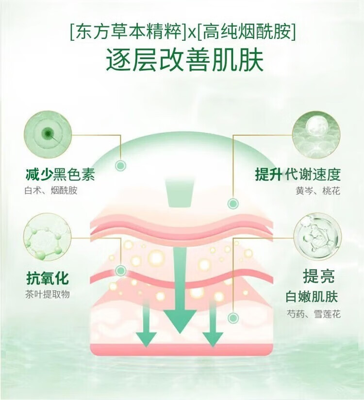 百雀羚（PECHOIN）面霜 透感靓采菁纯耀颜霜 提亮肤色补水保湿日晚霜女护肤品官方 50g
