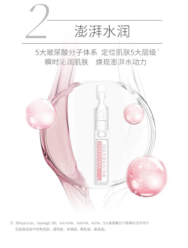 夸迪【先试后买加购物车付款】华熙生物夸迪次抛面膜尝鲜组合套 氨基丁酸次抛1ml*2