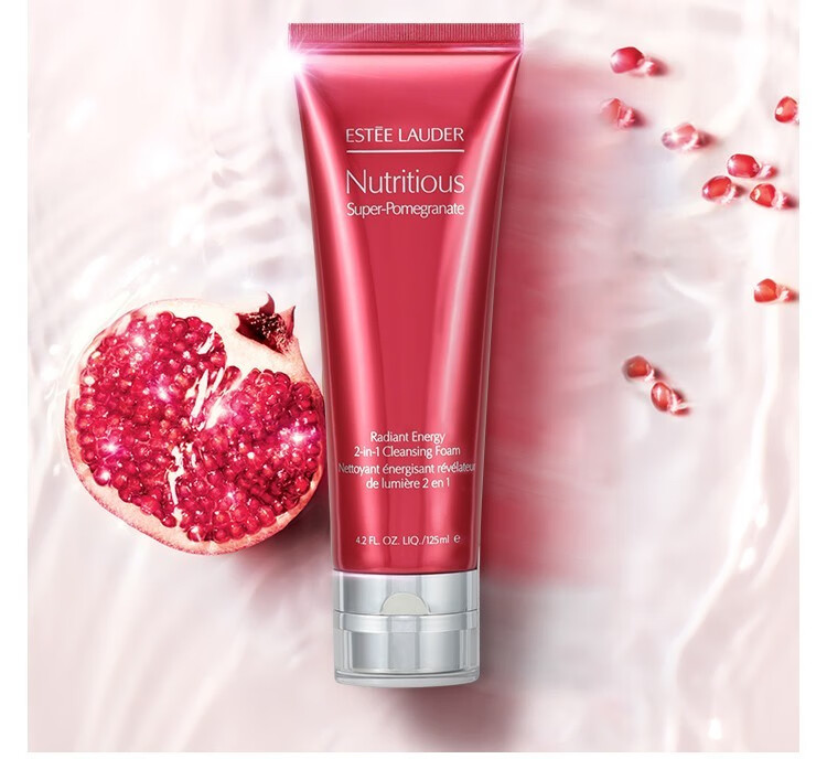 雅诗兰黛（Estee Lauder）【三八节礼物】泡沫洁面乳洗面奶 【红石榴焕采洁面125ml】