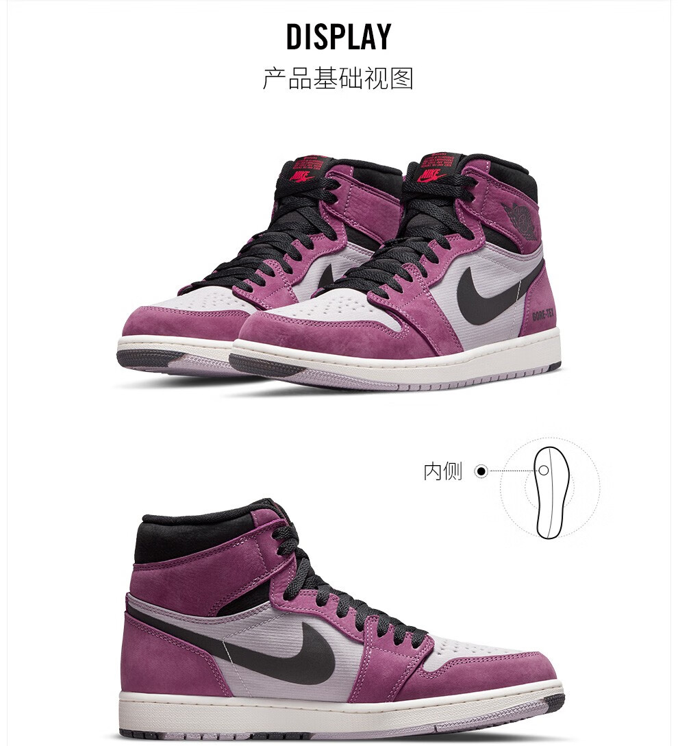 AIR JORDAN篮球鞋_AIR JORDAN 1 Element GORE-TEX 男子运动鞋 DB2889-500