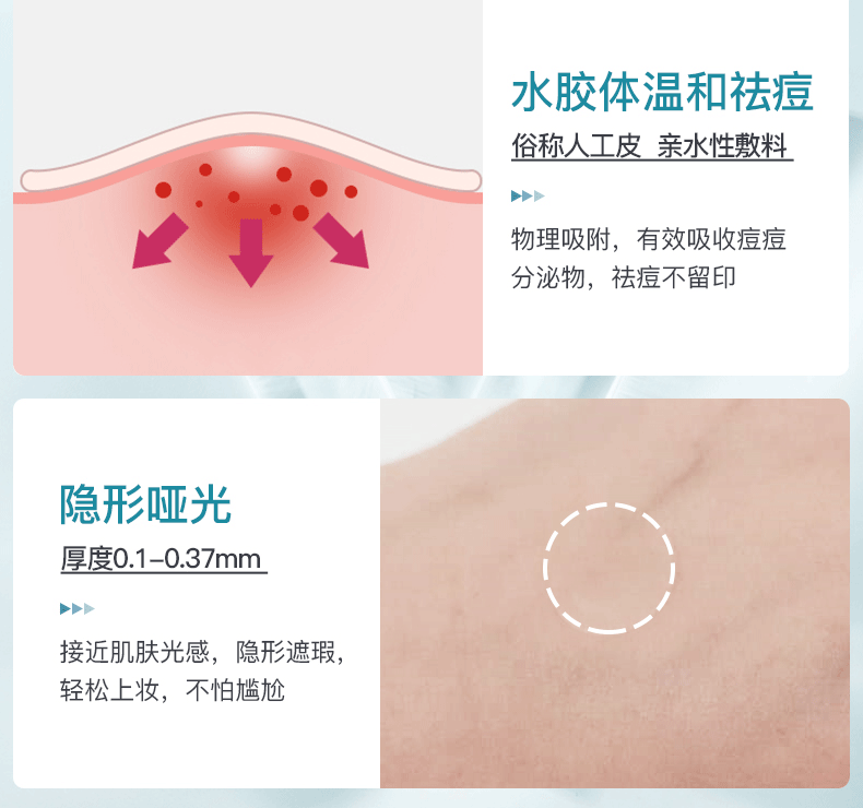 欧利芙洋韩国olive young隐形痘痘贴青春痘贴吸脓遮痘印学生新手 【原味款】升级款102贴