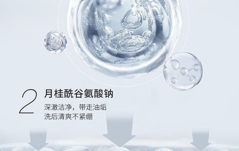 佰颜计氨基酸洗面奶泡沫洁面慕斯男女控油深层清洁毛孔易冲洗保湿不紧绷 500g