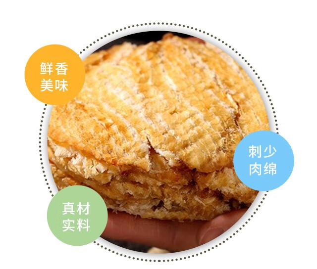 星海世家 碳烤鳕鱼片 58g*3件 图7
