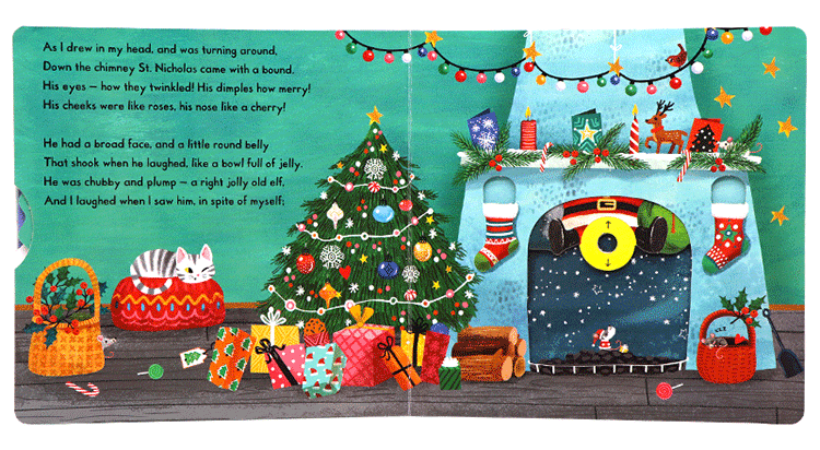 stories busy系列 童话篇 纸板书 twas the night before christmas
