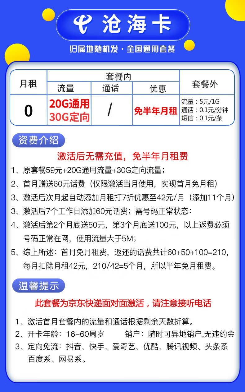 中国联通网上购买电话卡为什么218G流量通用卡
