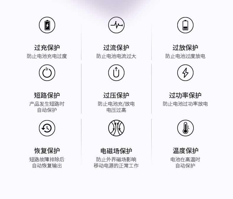 灰妮子迷你充电宝20000毫安移动电源 美妆工具