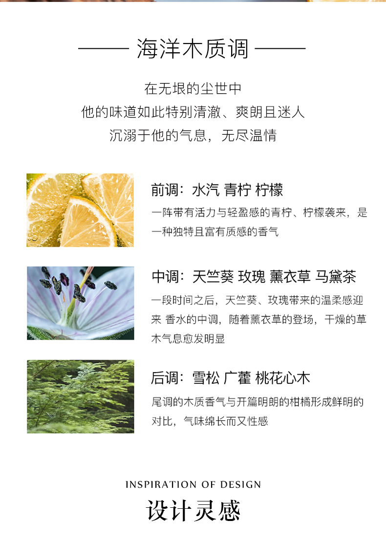 冰希黎（Boitown）无界/无名男士香水木质调古龙香水男香礼盒送男友生日情人节礼物 无名（经典木质调）