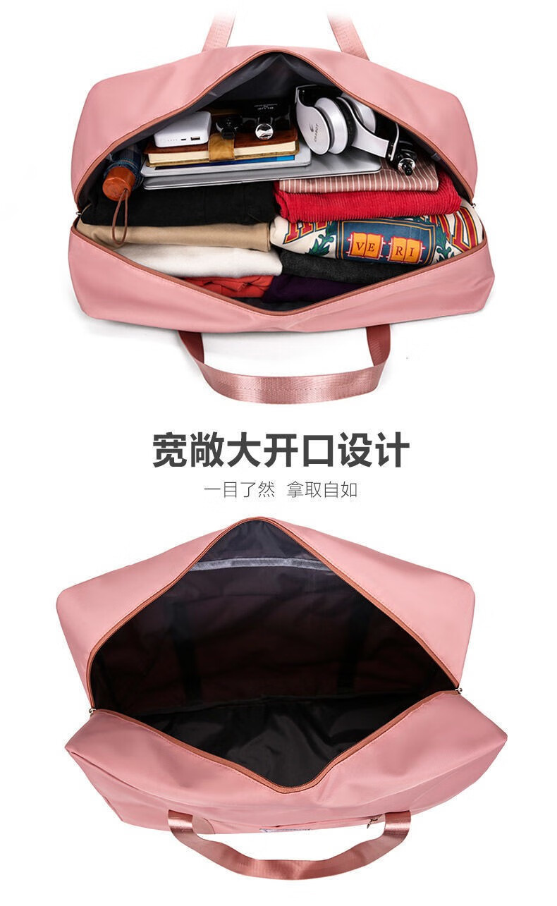 帝达芙美妆工具美妆包美妆工具包旅1行1包1出1游1行1李 2个【粉色+蓝色】 36*14*29CM