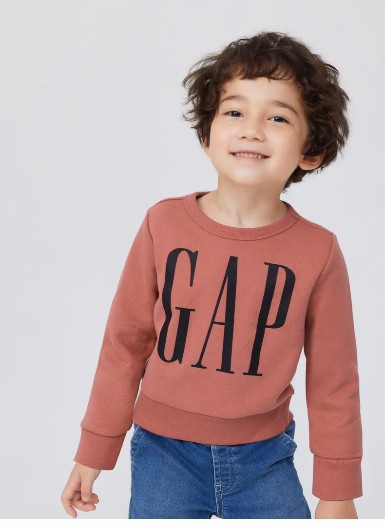 Gap 盖璞 男女童碳素软磨抓绒卫衣 457314 新低66元包邮 值值值-买手聚集的地方