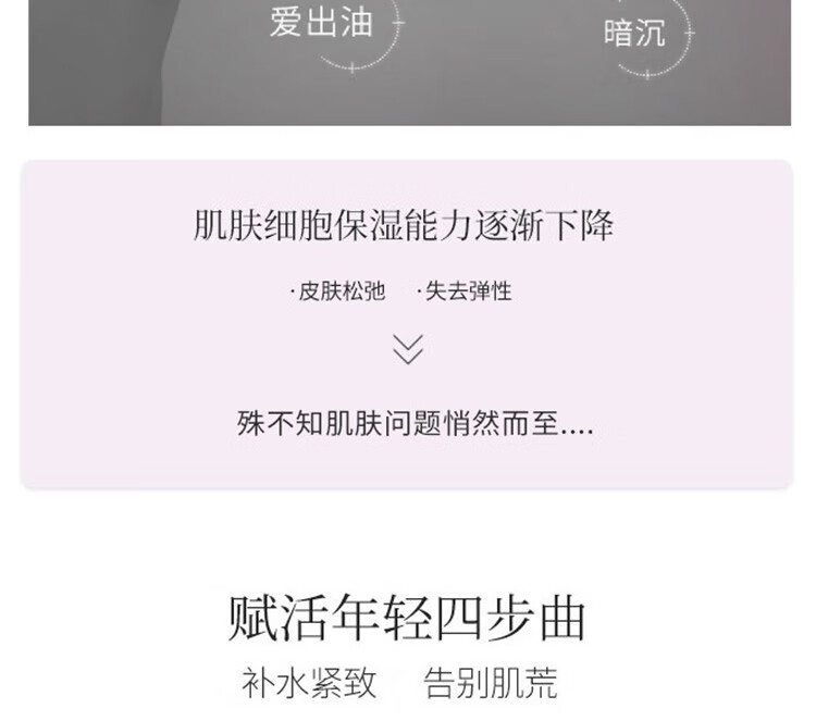 三生花百雀羚护肤品套装青春紧弹提拉紧致补水保湿化妆品七夕情人节礼物 【4件套】美容液+凝乳+面霜+精华