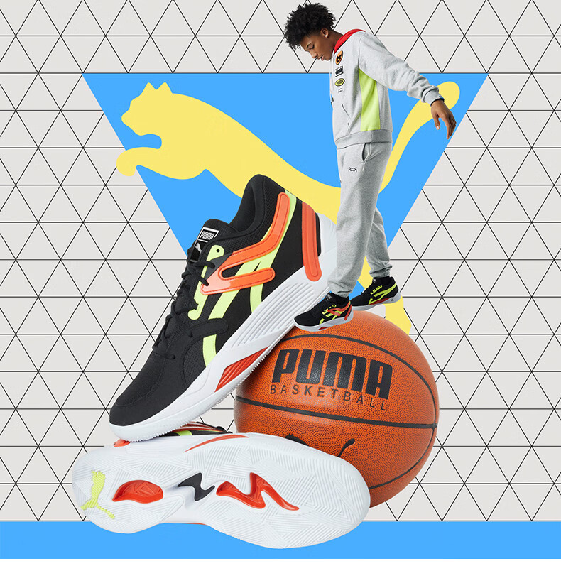 新款篮球鞋_PUMA 彪马 男女款篮球鞋 TRC BLAZE COURT 376582