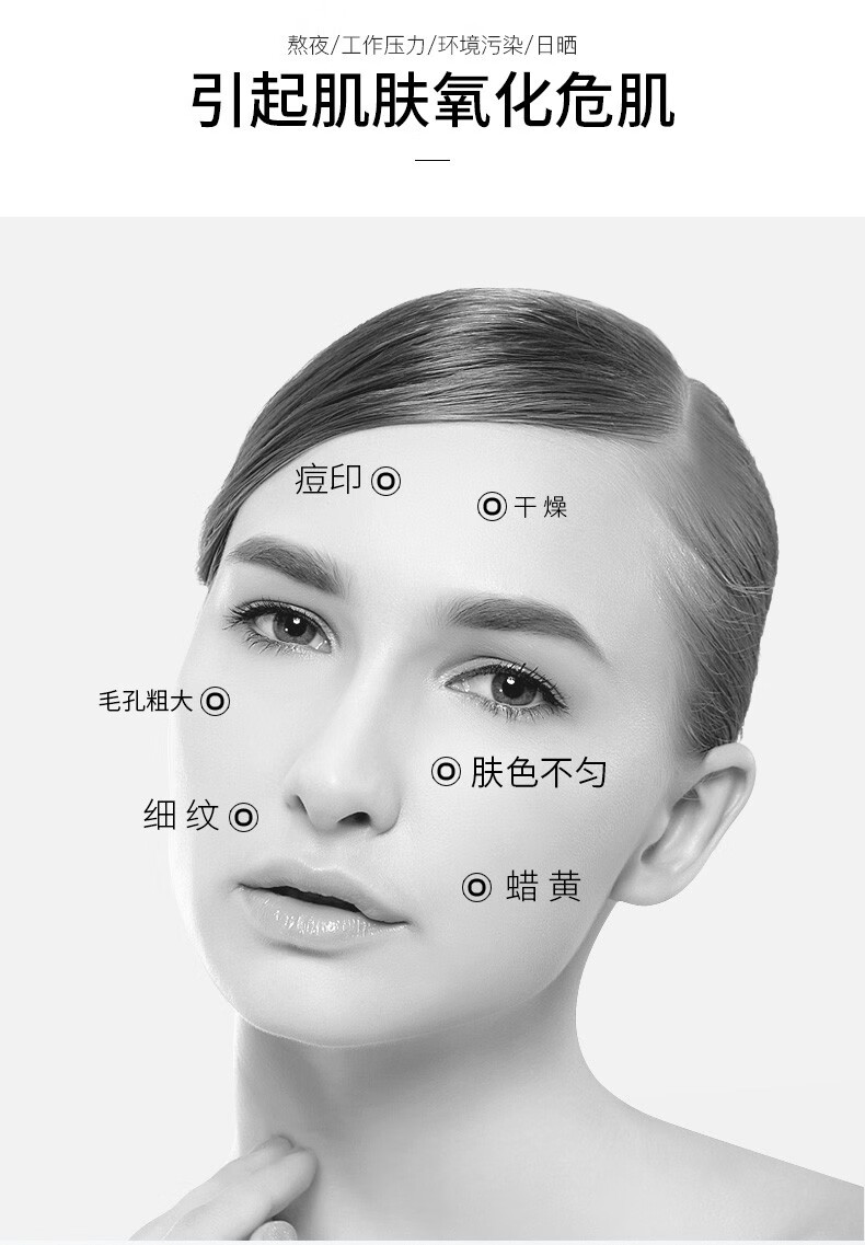 香港NCCU焕采原液安瓶保湿补水收缩毛孔提亮肤色肌底面部精华液 28支/盒