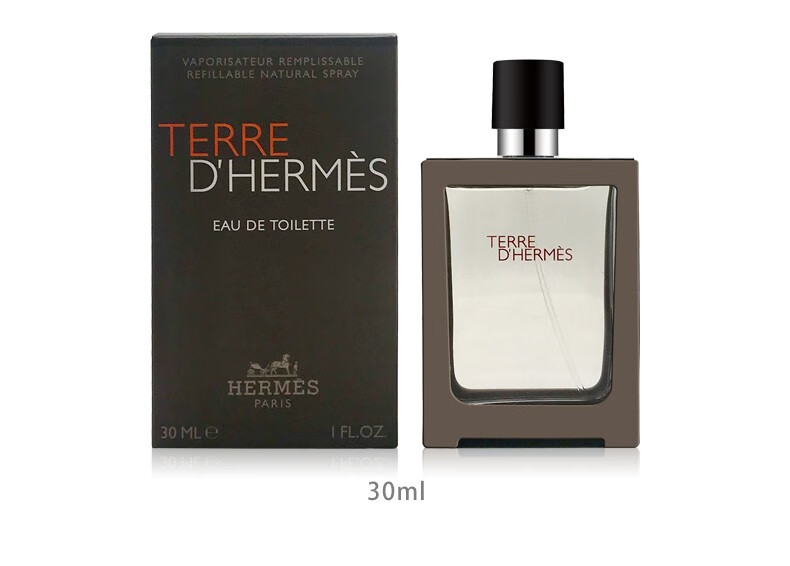 爱马仕（HERMES）Terre D'Hermes 大地男士淡香水 清新木质香生日圣诞礼物 大地EDT 50ml