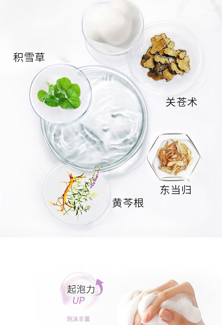 AKF 紫苏洗面奶120g两只装氨基酸洁面乳温和清洁泡沫 紫苏洗面奶【共240g】