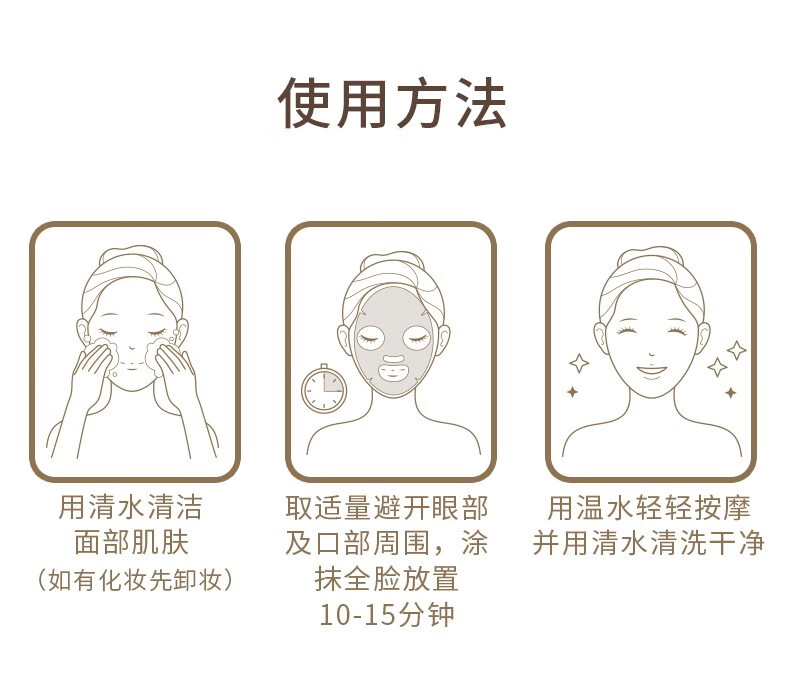 LUERLING 酒糟咖啡因焕活面膜 日本进口 （补水提亮）烟酰胺面膜男女适用 咖啡因膏体170g/袋