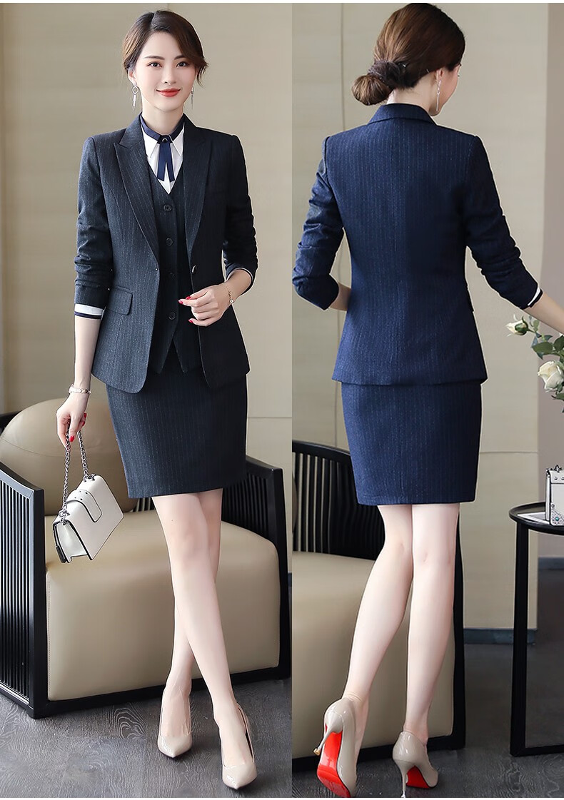 斐格欧文小西装女职业装女装套装毛料面试正装女士西服外套酒店商务