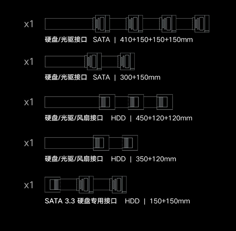 SEASONIC 海韵台式机电脑电源 750W/850W/1000W金牌全模组FOCUS电源智能启停 海韵 FOCUS GX-850 金牌全模 黑色