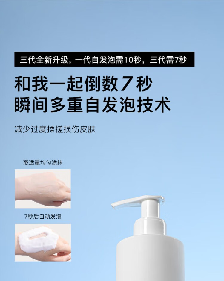 如薇（RNW）【亰东快递】氨基酸洗面奶200g洁面乳温和清洁痘敏肌角质男女可用 【1瓶】洗面奶（氨基酸自发泡）