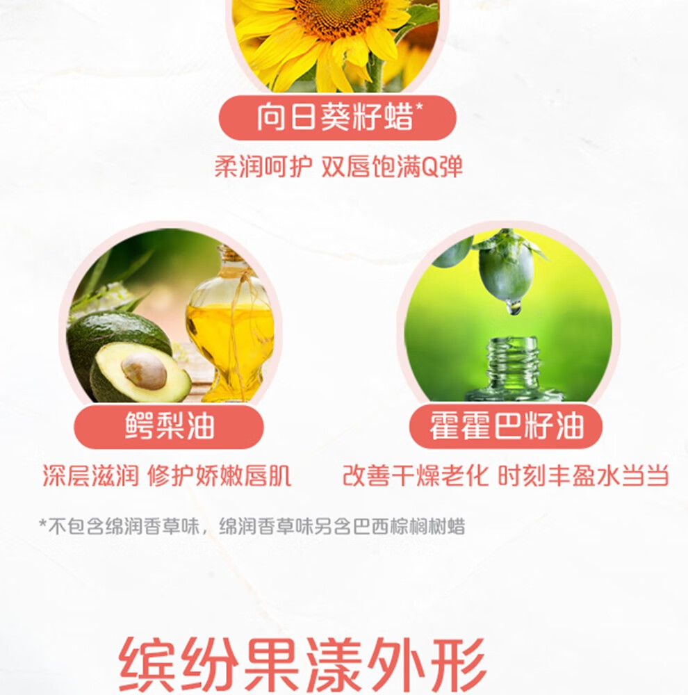 妮维雅（NIVEA） 润唇膏女士男士补水保湿护唇膏 唇部打底滋润唇油口油 防干裂 丝润樱桃