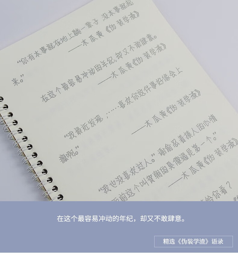 原耽语录伪装学渣木瓜黄耽美经典语录练字帖情书翩翩体网红练字帖学生